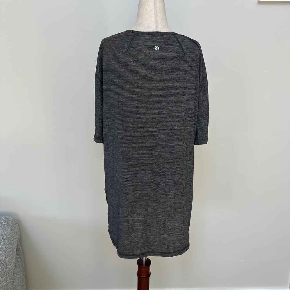 LULULEMON Men's Non-Stop Crew In Heathered Black - Picture 2 of 10